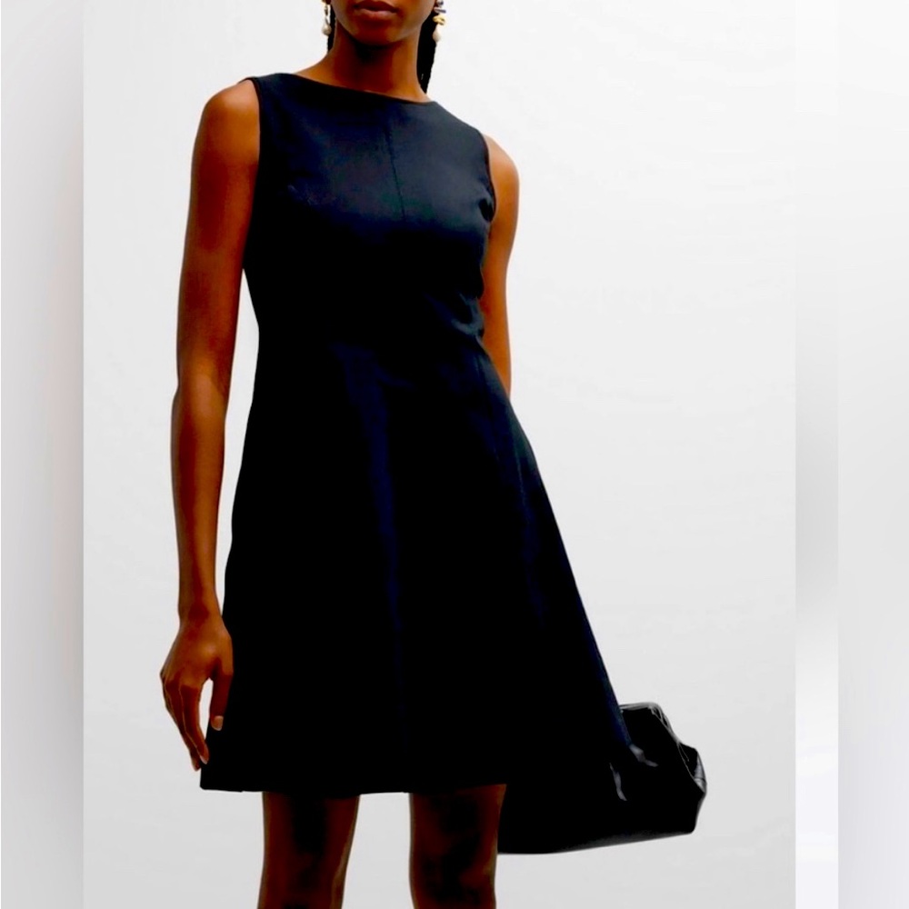 Spanx Black Fit & Flare The Perfect Black Sleeveless Dress Size XS